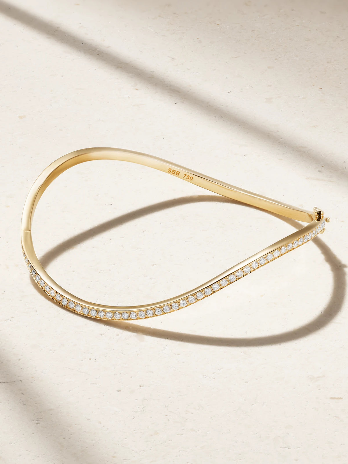 D'ocean 18-karat Gold Diamond Bracelet