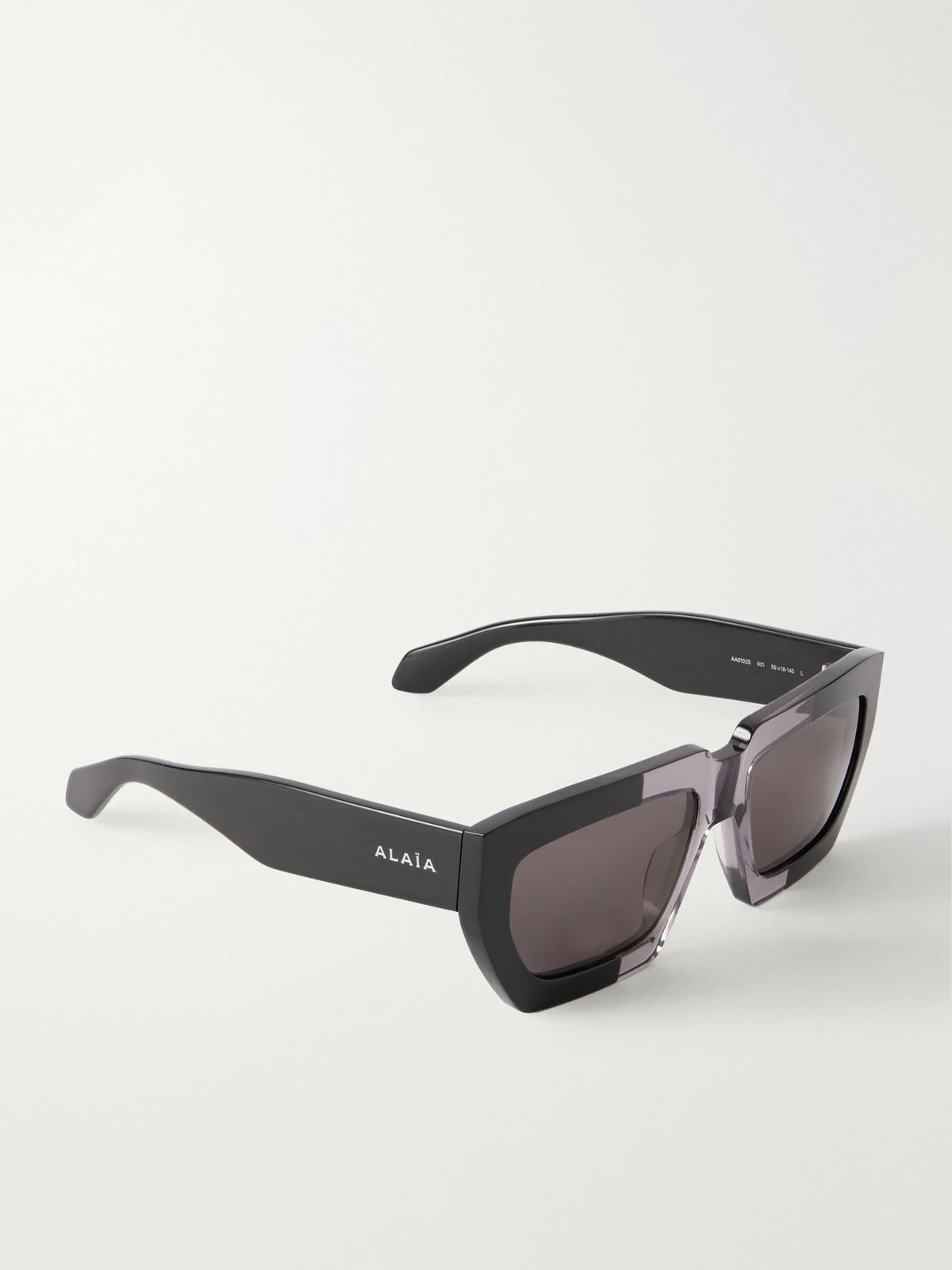 Alaïa Melted Square-frame Recycled-acetate Sunglasses