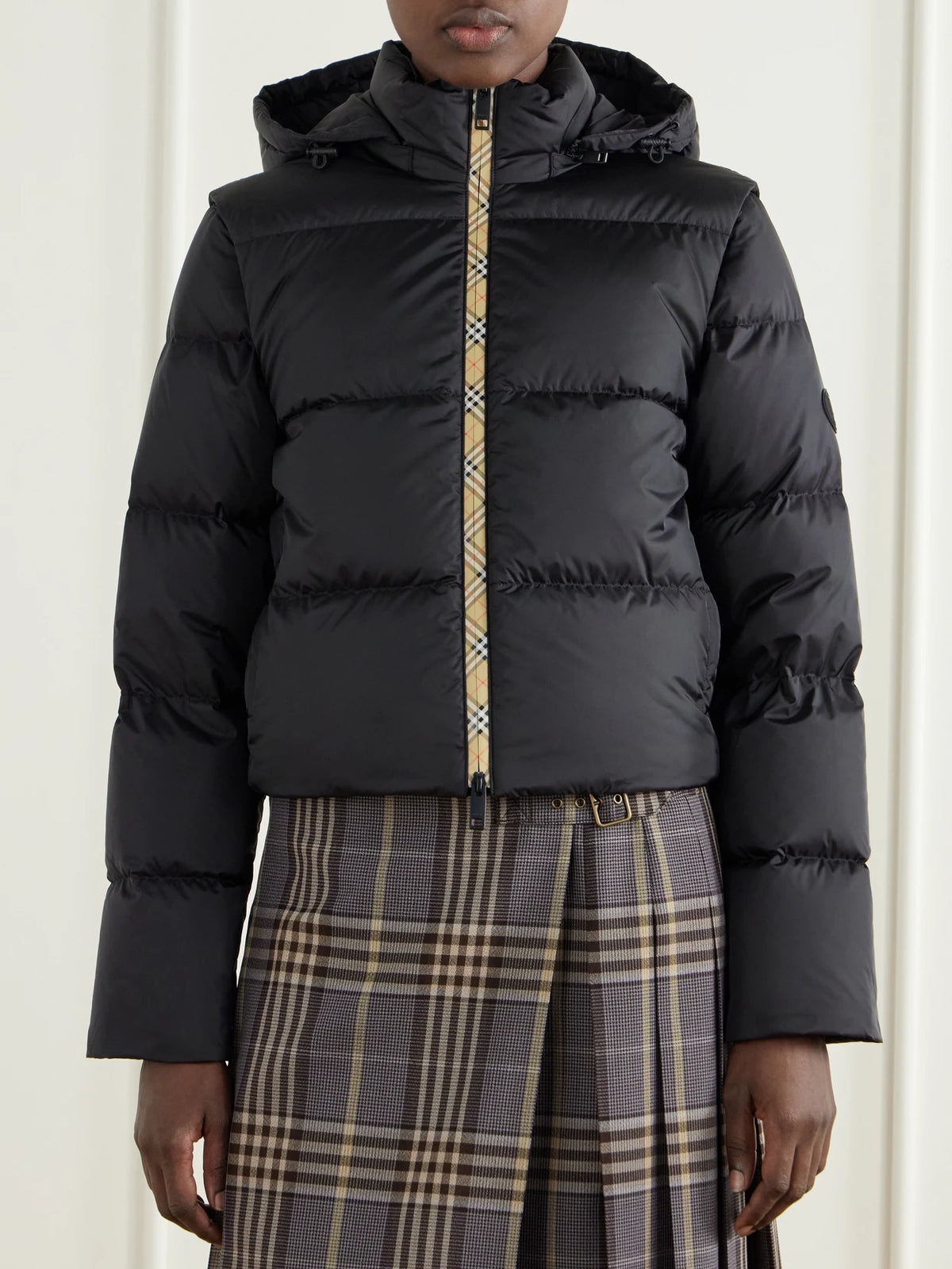 Burberry Hooded Logo-appliquéd Quilted Shell Jacket