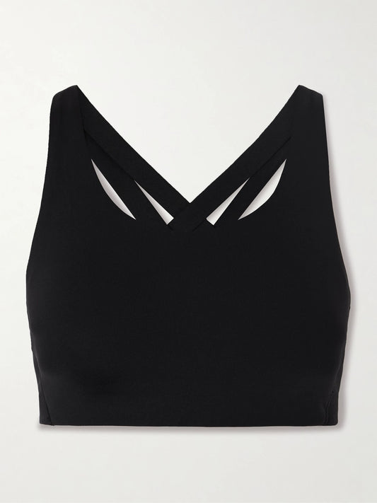 Image of Activewear. Product name - Energy High-support Sports Bra, B-ddd in Black colour by brand - lululemon