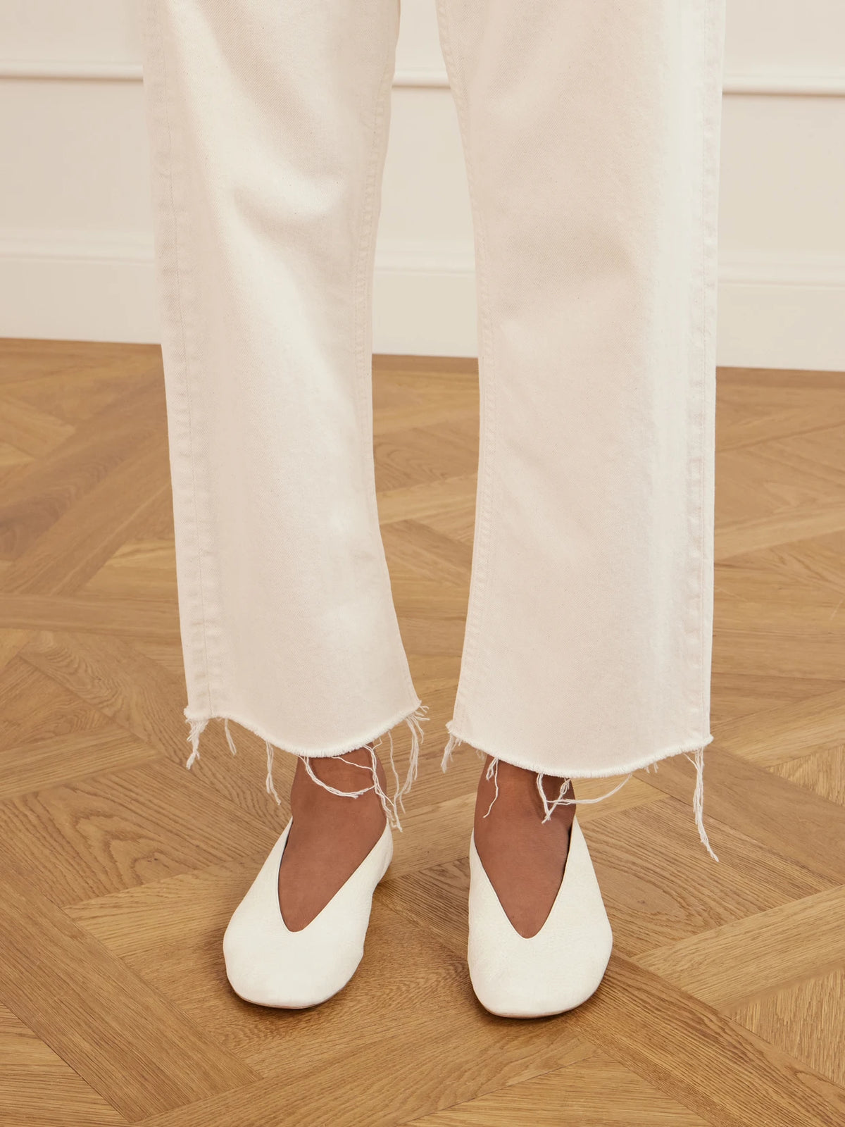 Fay Leather Ballet Flats