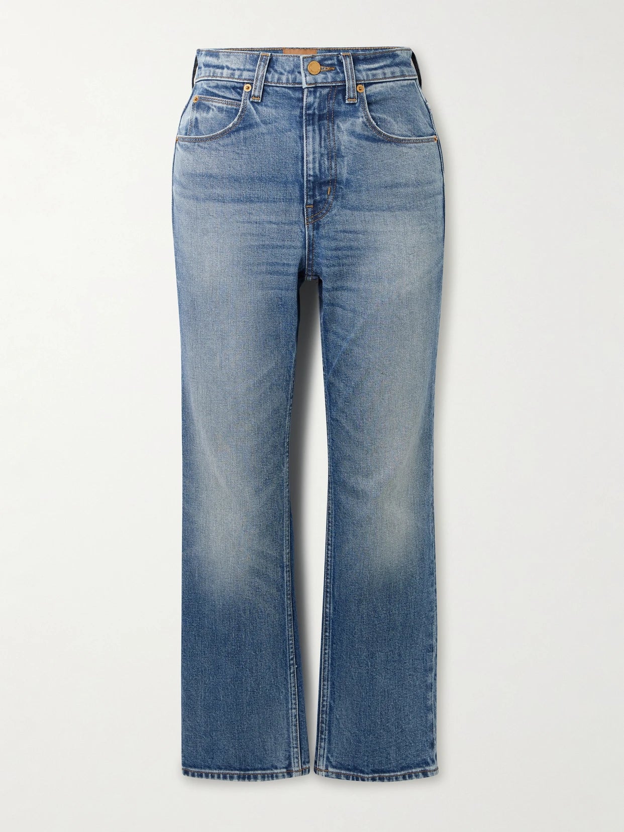 The Kenickie Mid-rise Straight-leg Jeans