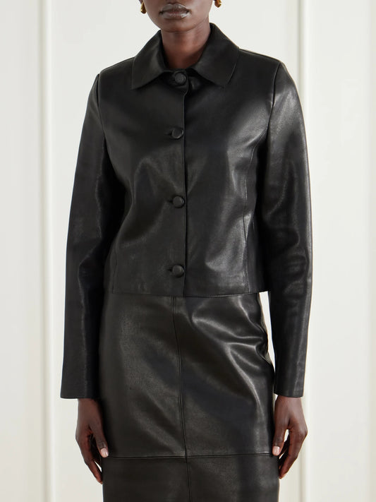 Nour Hammour Hadley Leather Jacket