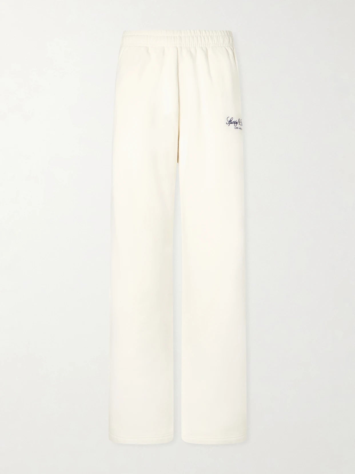 Vendome La Embroidered Cotton-fleece Track Pants