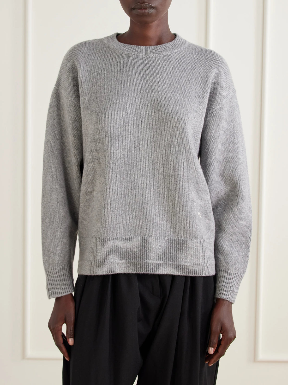 Maria McManus Ladder Stitch Cashmere And Cotton-blend Sweater