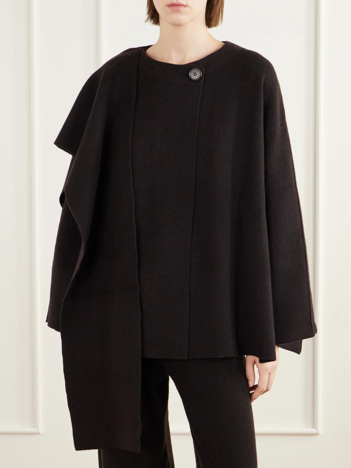 LISA YANG Nessa Scarf-detailed Double-faced Cashmere Coat