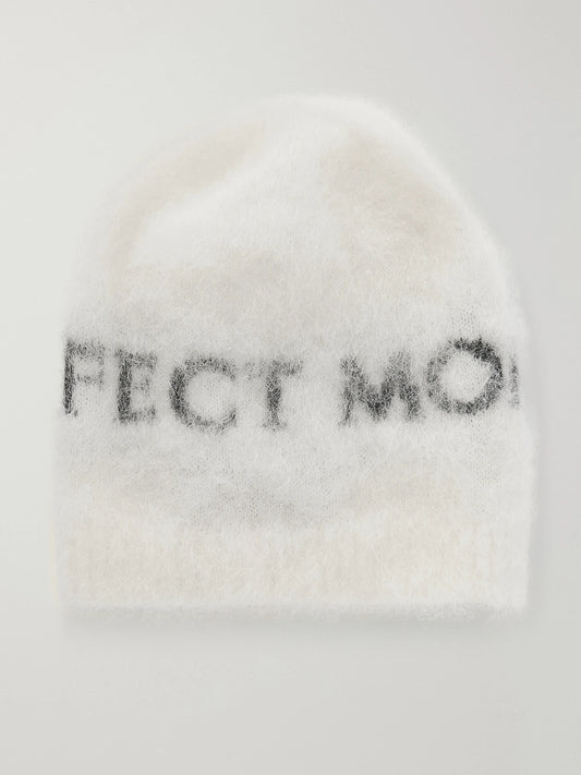 Perfect Moment 3d Logo-intarsia Brushed Mohair-blend Beanie