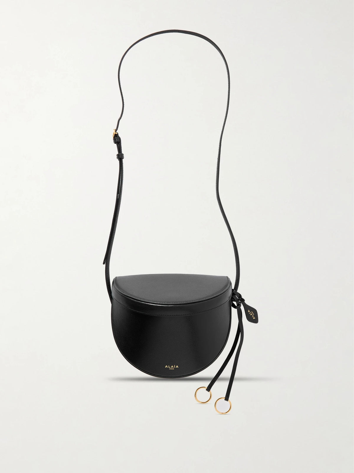 Textured-leather Shoulder Bag