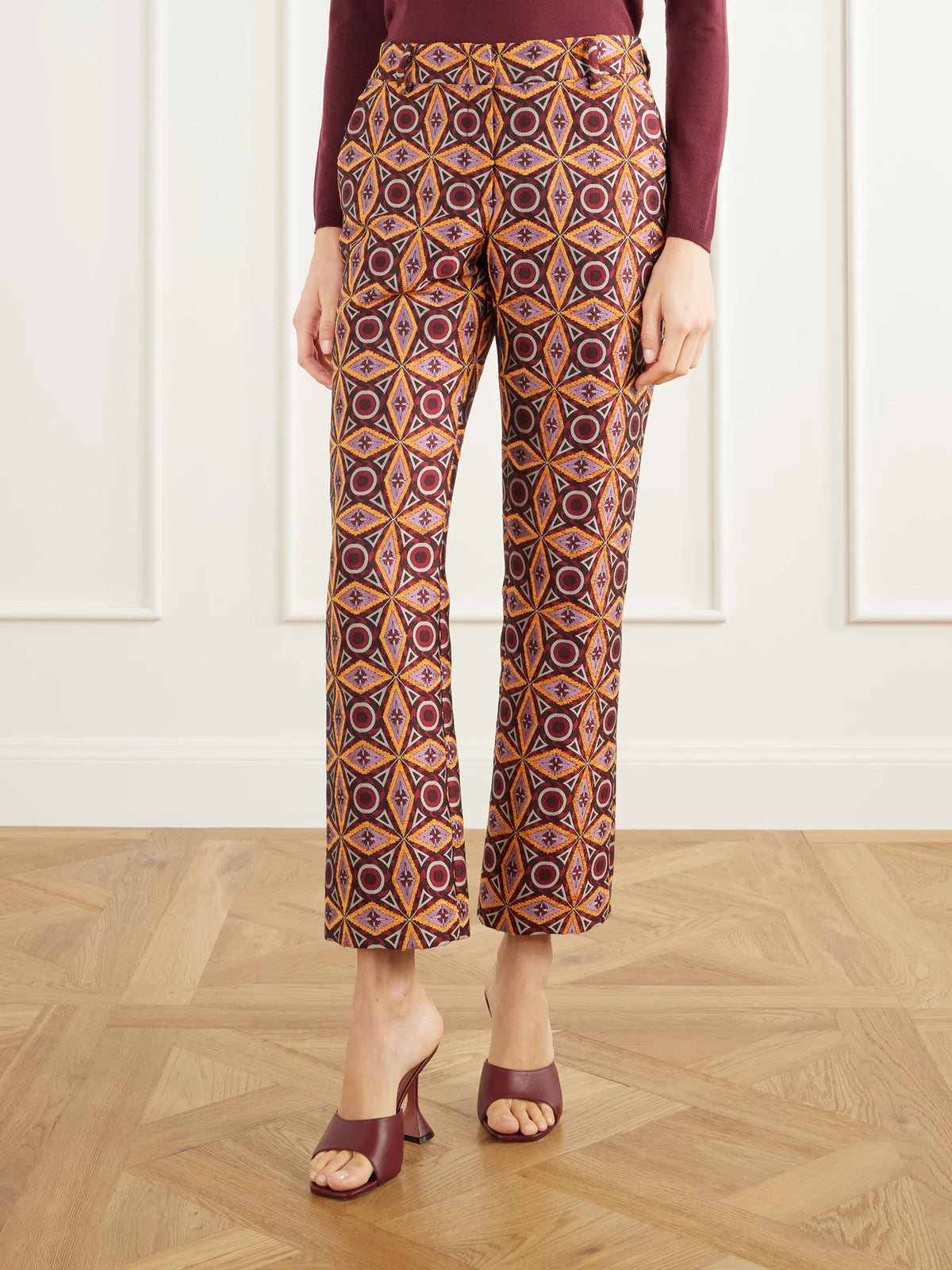 La DoubleJ 24/7 Jacquard-knit Straight-leg Pants