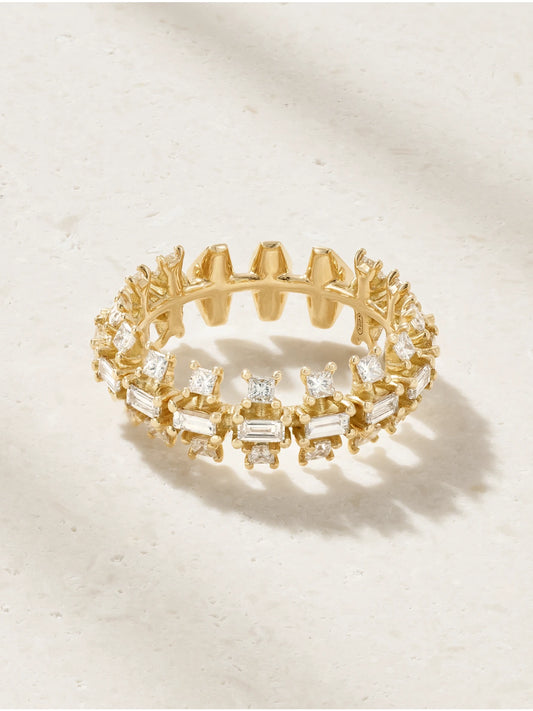 Vertex 18-karat Gold Diamond Ring