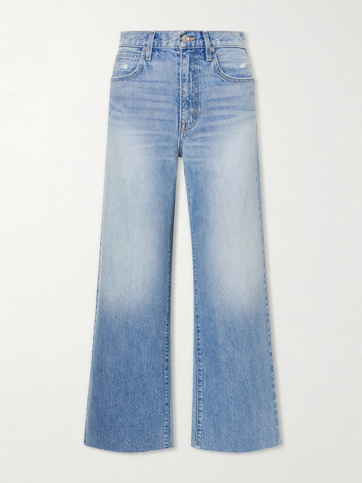 Grace Cropped High-rise Wide-leg Jeans
