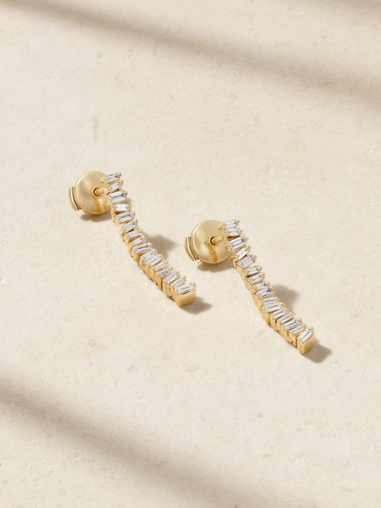 18-karat Gold Diamond Earrings