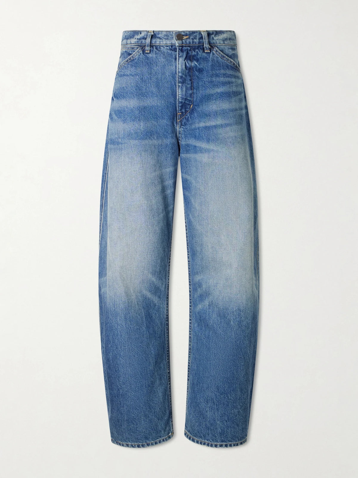 Nili Lotan Tribeca Mid-rise Barrel-leg Jeans