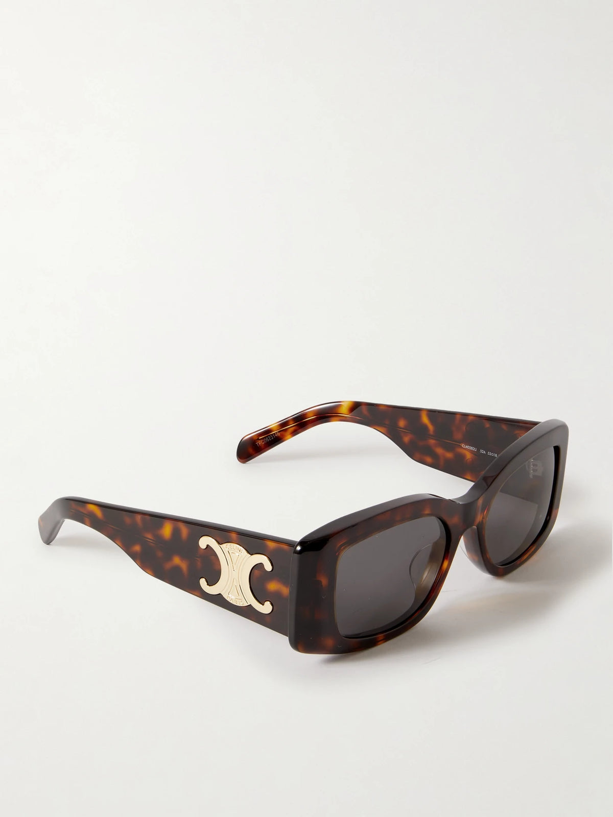 Triomphe Oversized Square-frame Acetate Sunglasses