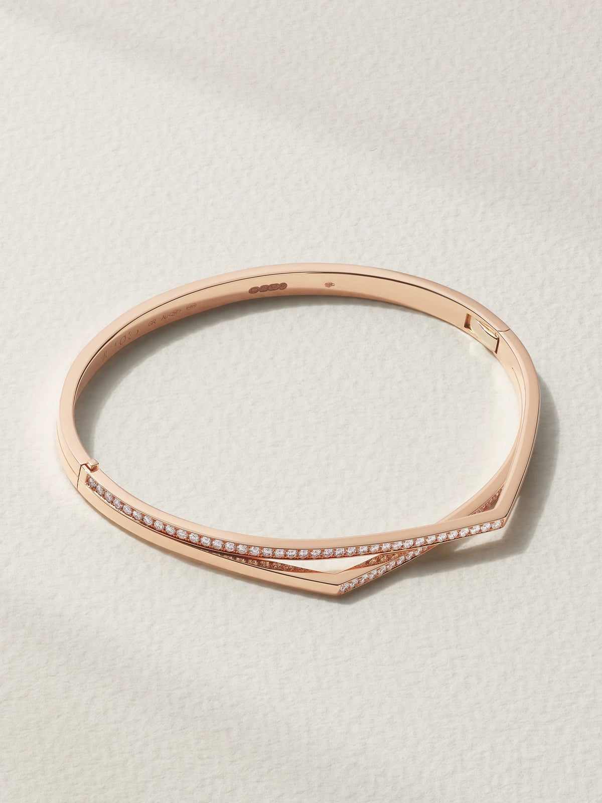 Antifer 18-karat Rose Gold Diamond Bracelet
