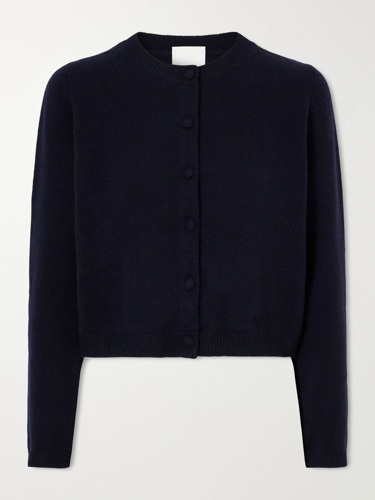 Allude Cropped Cashmere Cardigan