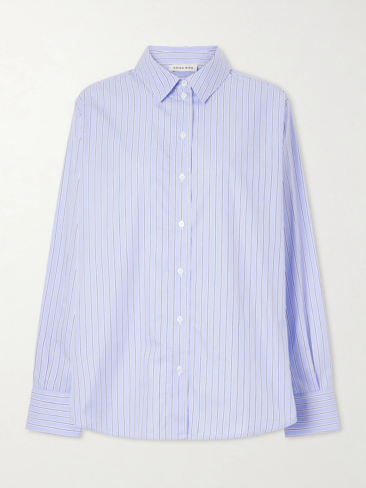 Essie Striped Cotton-poplin Shirt