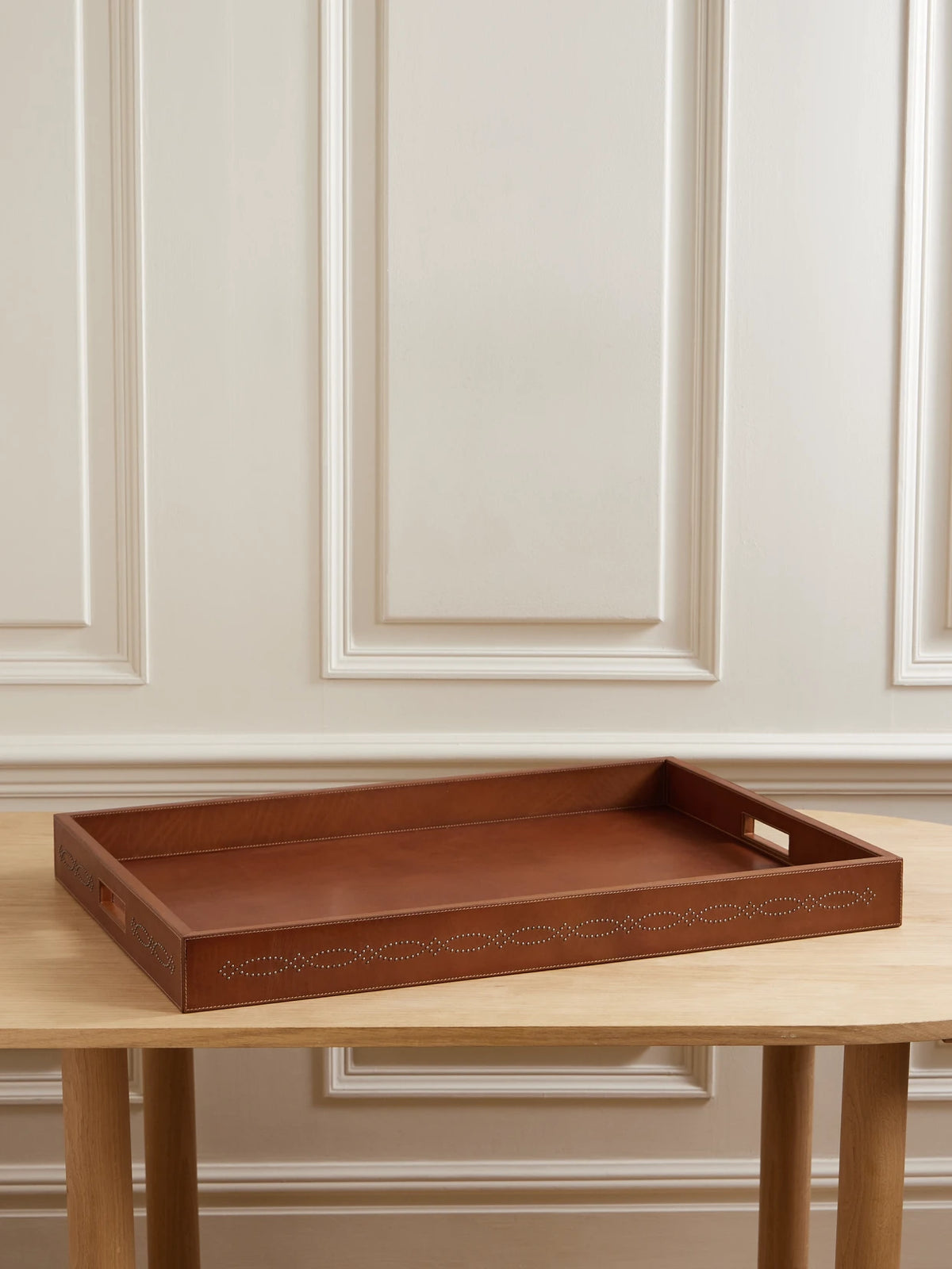 Bromley Studded Leather Tray