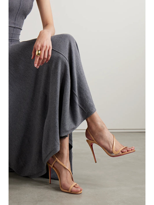 Rosalie 100 Pvc-trimmed Leather Sandals