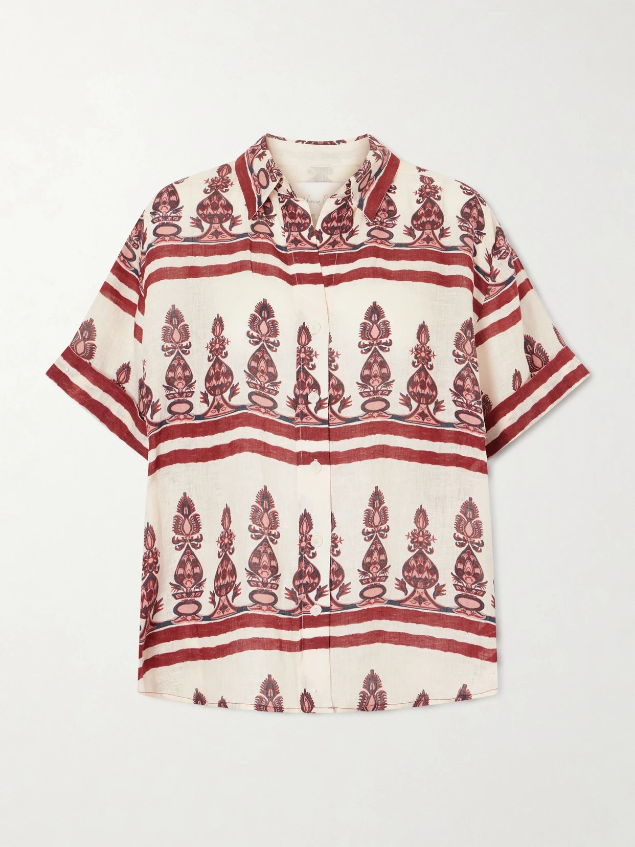 Printed Linen Shirt