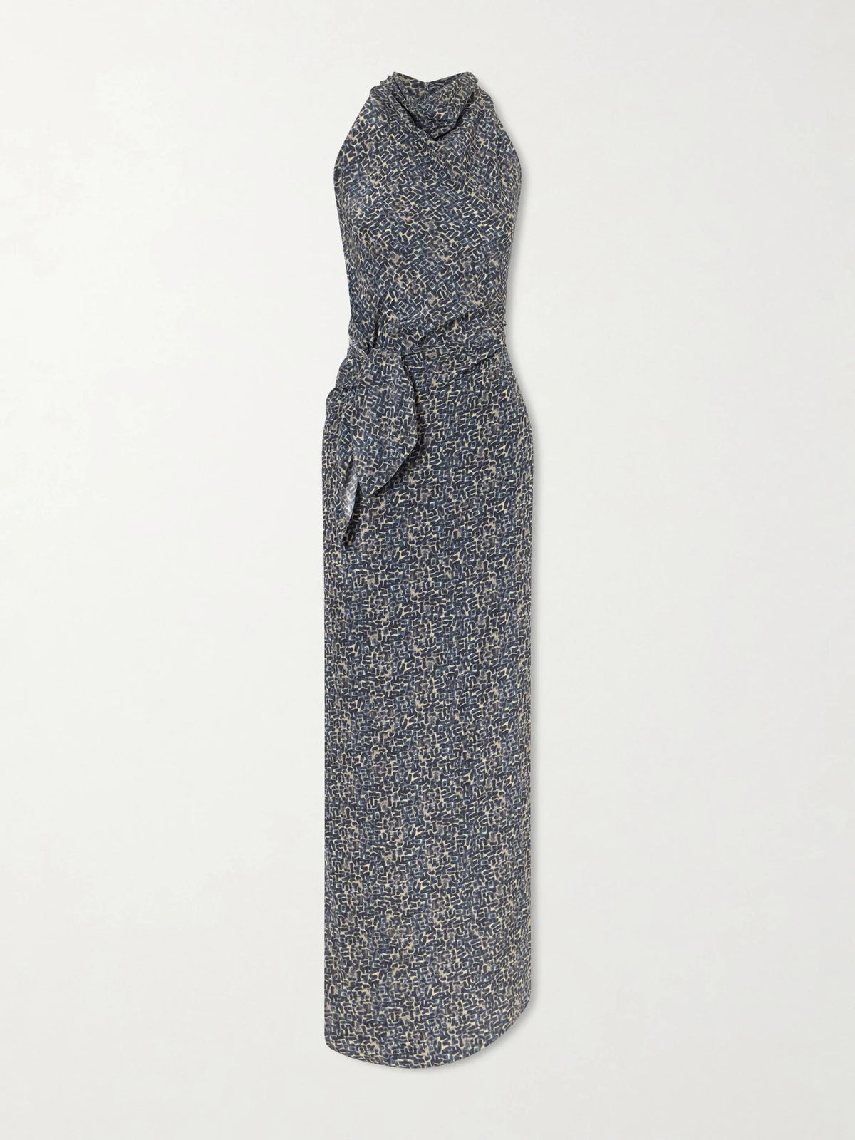 Corallo Printed Silk-satin Midi Dress