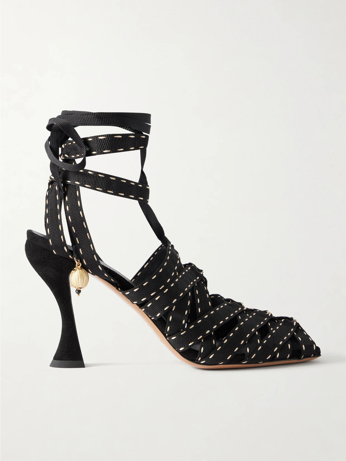 Zimmermann Corsage 85 Embellished Webbing Sandals