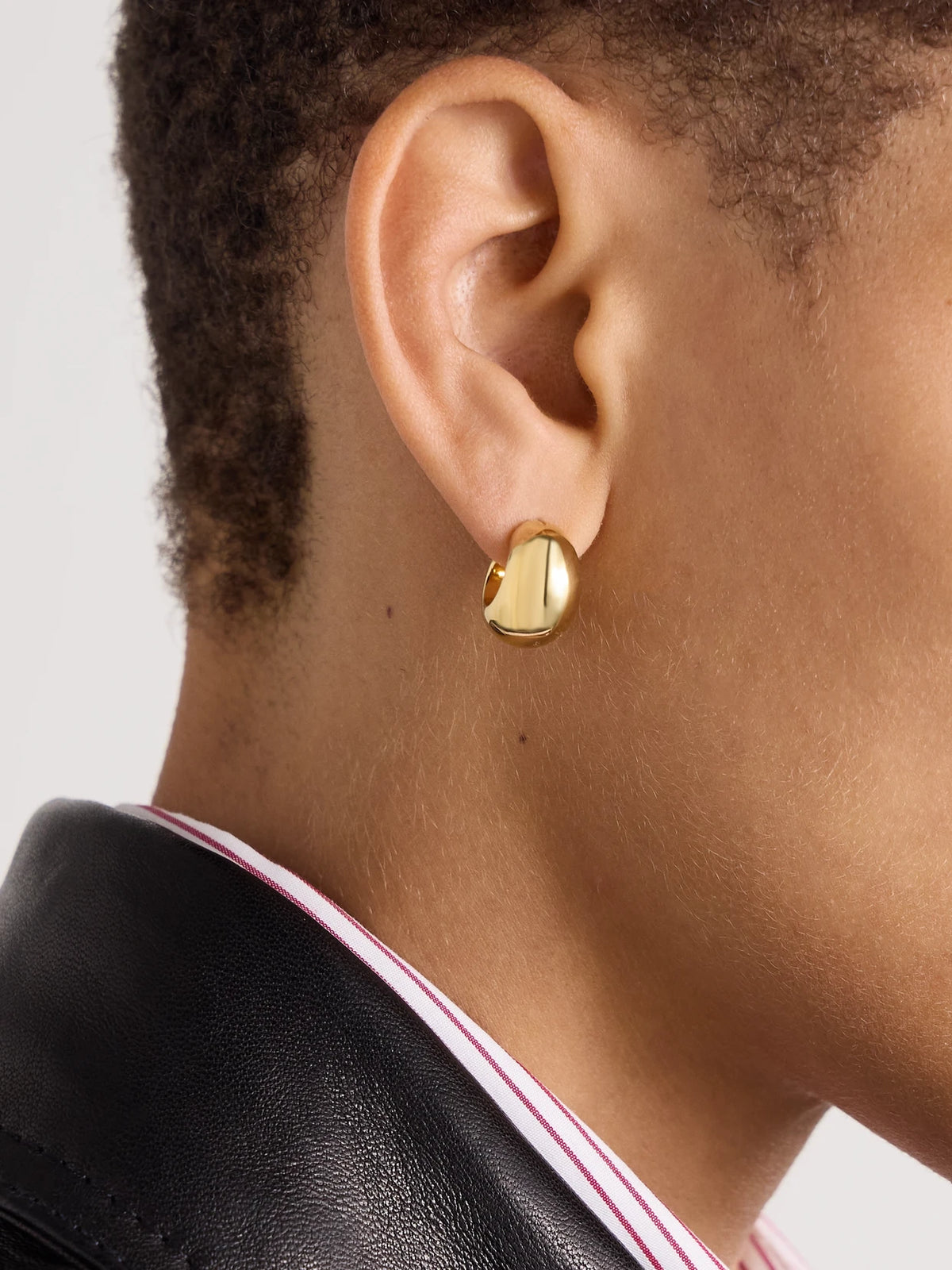 Image of Earrings. Product name - The Simone Gold-plated Earrings in Multi colour by brand - LIÉ STUDIO