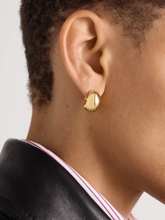 Image of Earrings. Product name - The Simone Gold-plated Earrings in Multi colour by brand - LIÉ STUDIO