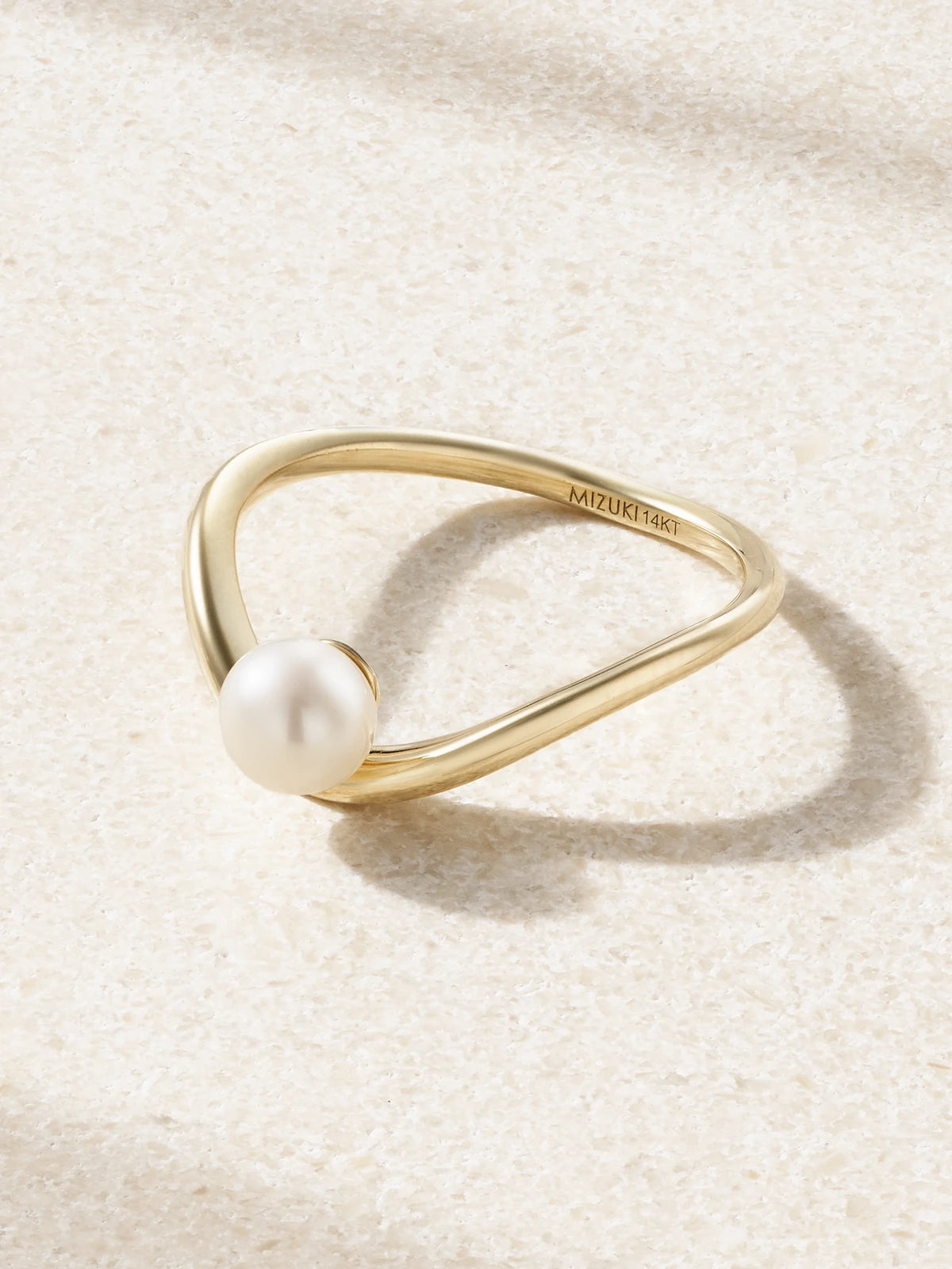 14-karat Gold Pearl Ring