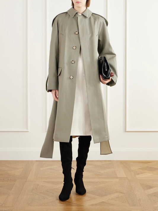Image of Boots. Product name - Harlow 55 Suede Over-the-knee Boots in Black colour by brand - Victoria Beckham