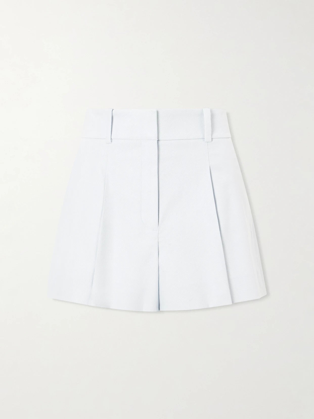 Craig Pleated Cotton-blend Twill Shorts