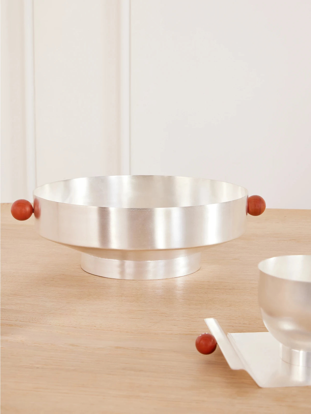 Image of Tableware. Product name - Silver-plated And Stone Bowl in Multi colour by brand - Natalia Criado