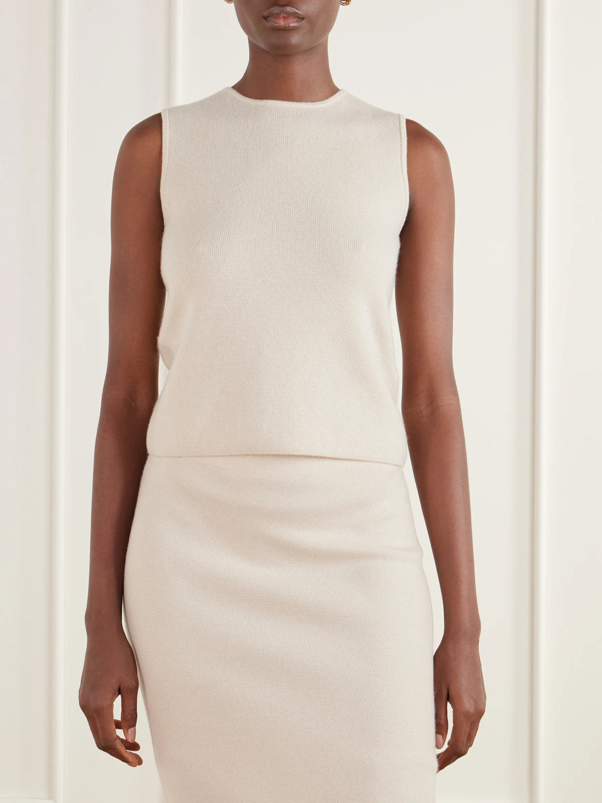 Max Mara Giochi Wool And Cashmere-blend Tank