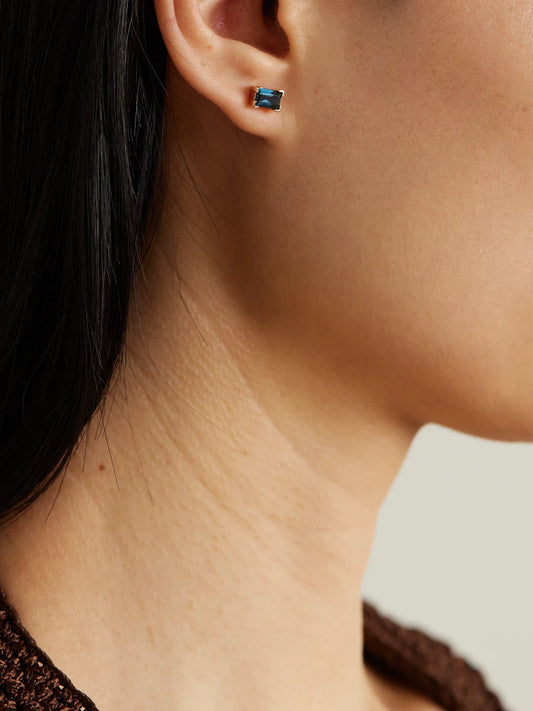 Image of Earrings. Product name - 14-karat Recycled Gold Topaz Earrings in Multi colour by brand - Melissa Joy Manning