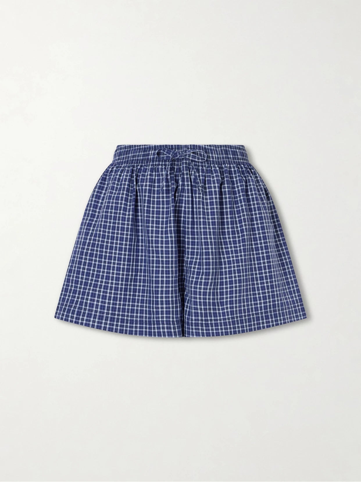 Checked Organic Cotton Shorts