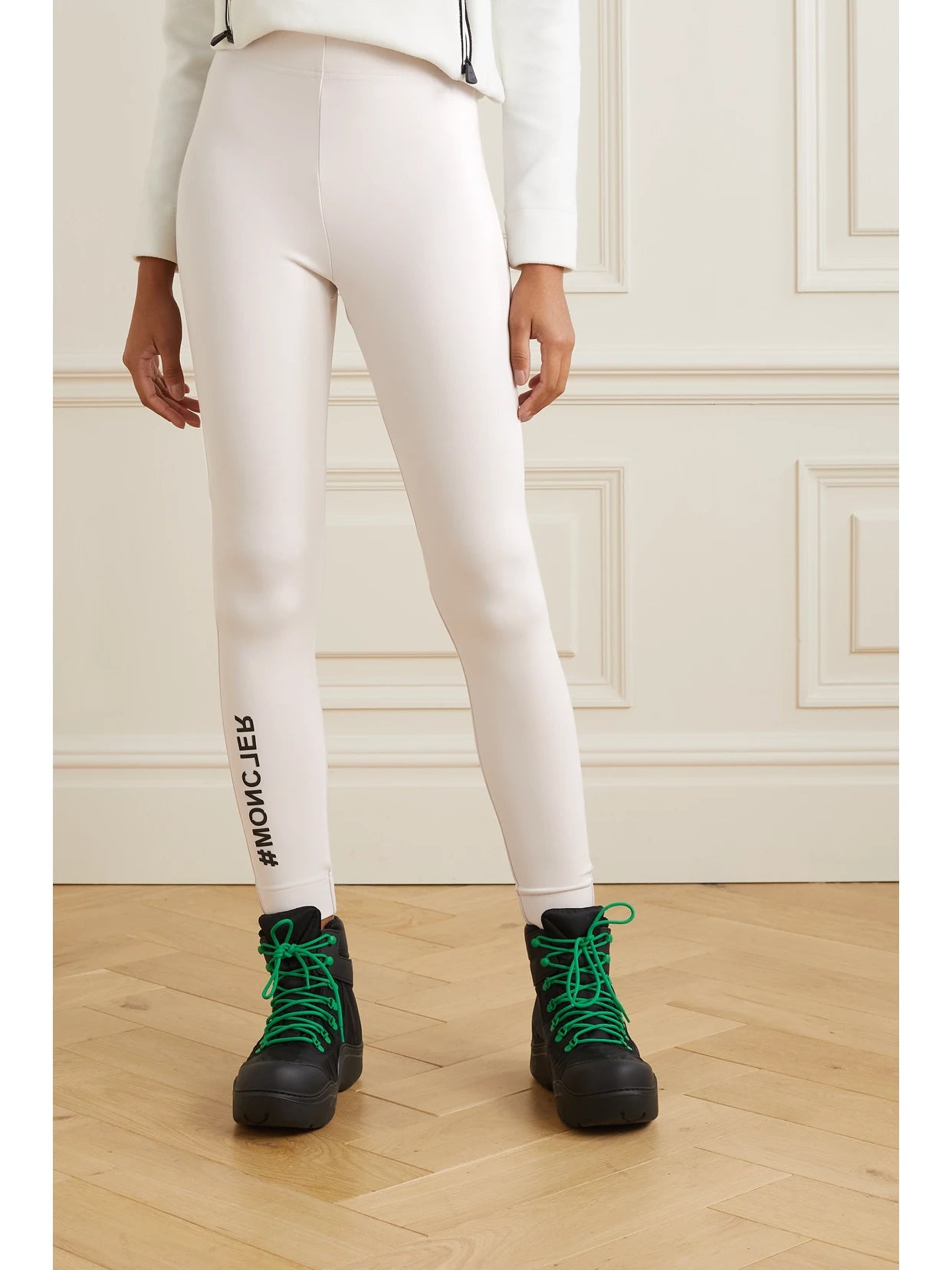 Printed Stretch-jersey Leggings