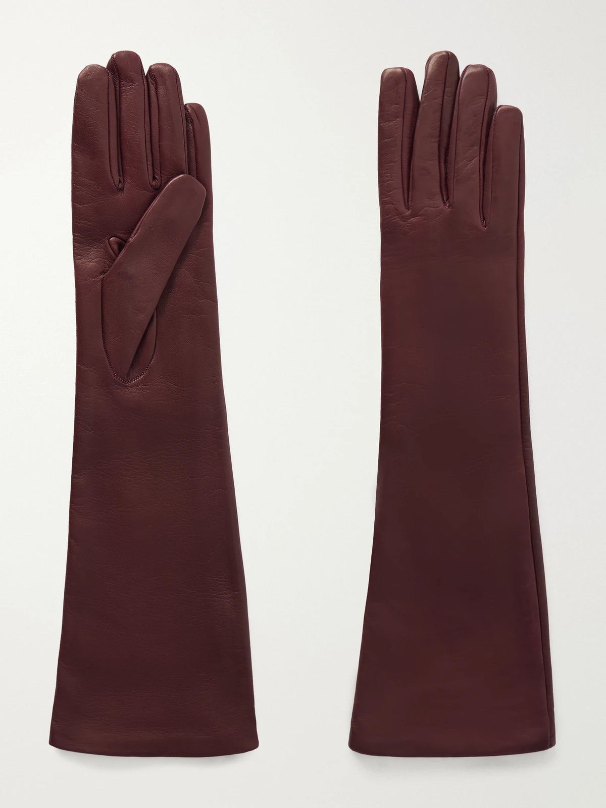 Nour Hammour Leather Gloves