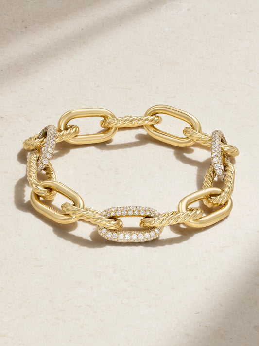 Madison 18-karat Gold Diamond Bracelet