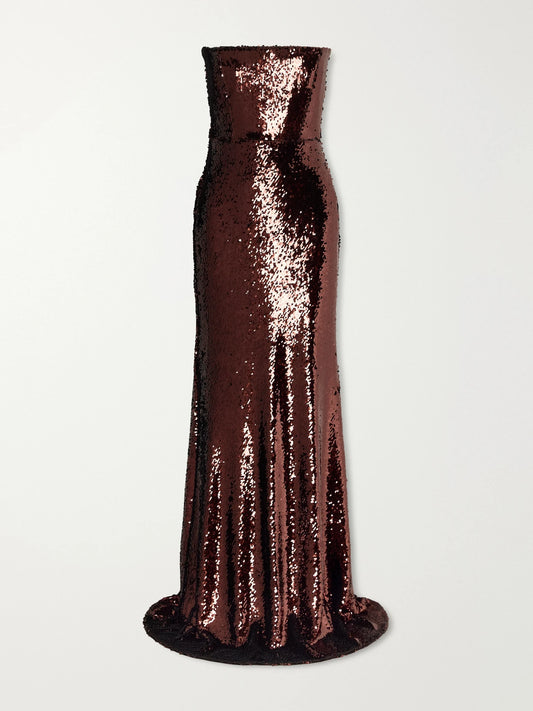 Alex Perry Sequin-embellished Gown