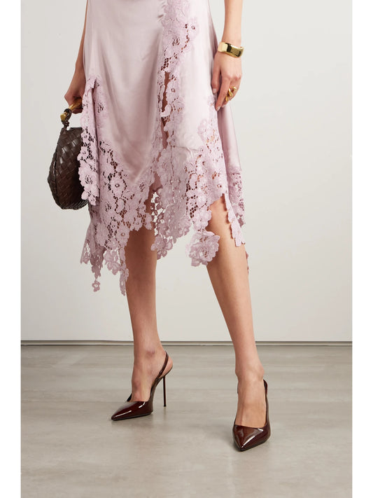 Lidia 105 Patent-leather Slingback Pumps