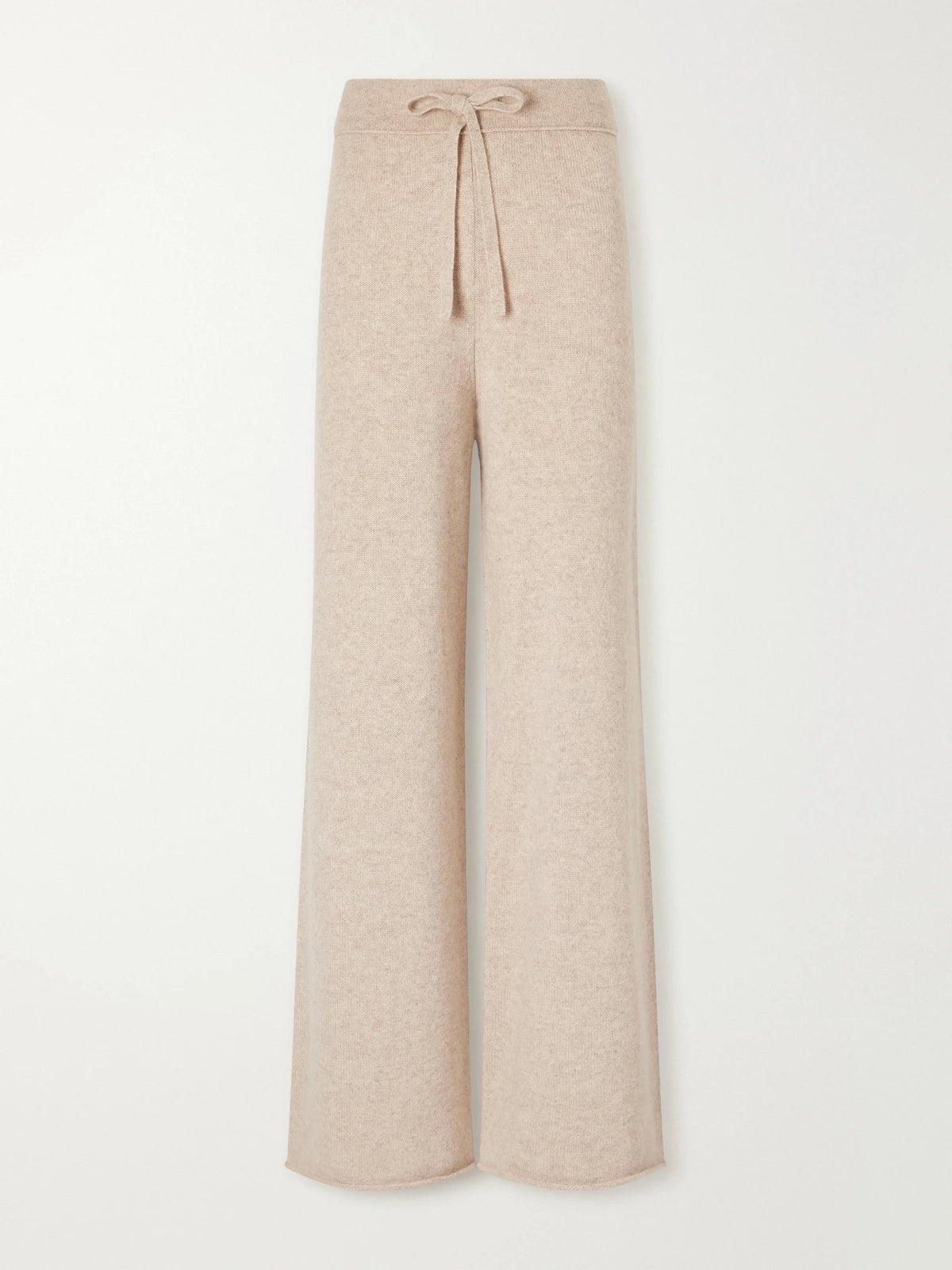 James Perse Drawstring Cashmere Wide-leg Pants