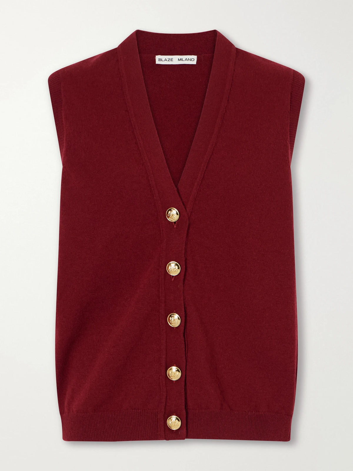 BLAZÉ Milano Highland Wool And Cashmere-blend Vest