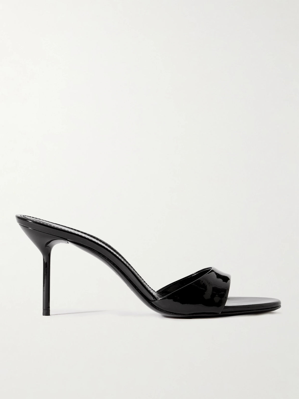 Lidia 70 Patent-leather Mules