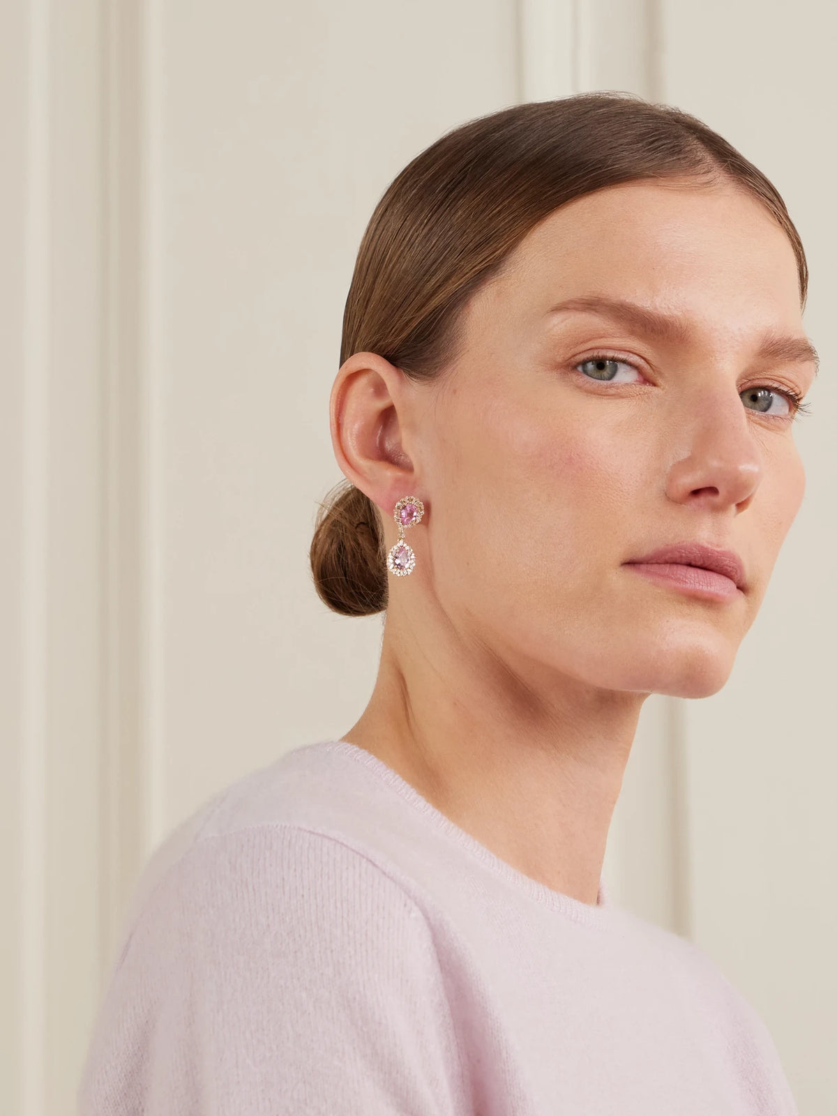 18-karat Gold, Sapphire And Diamond Earrings