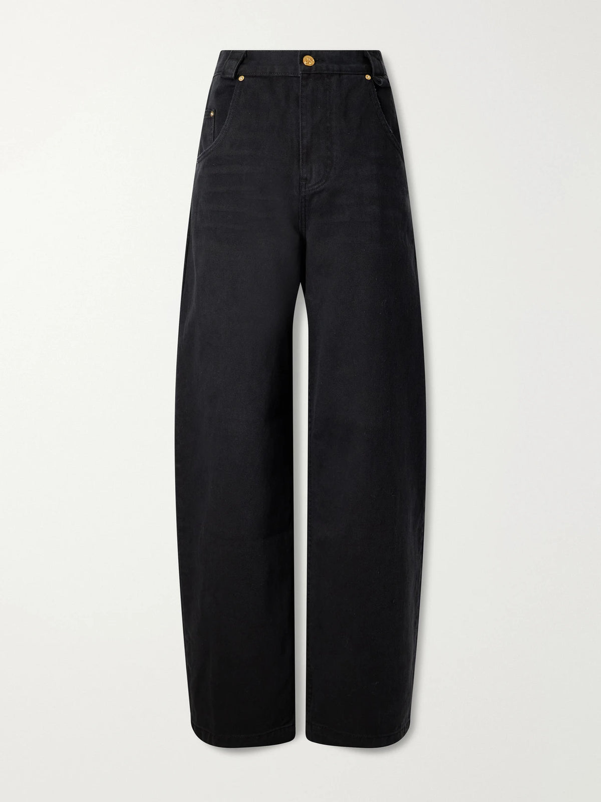 Willy Chavarria Bad Girl Faded Mid-rise Wide-leg Jeans