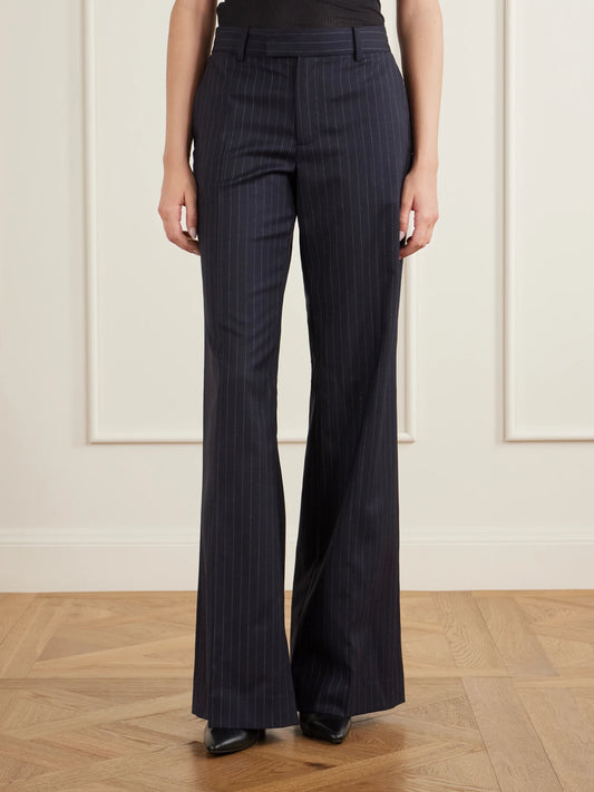 Nili Lotan Bethany Straight-leg Wool-blend Pants