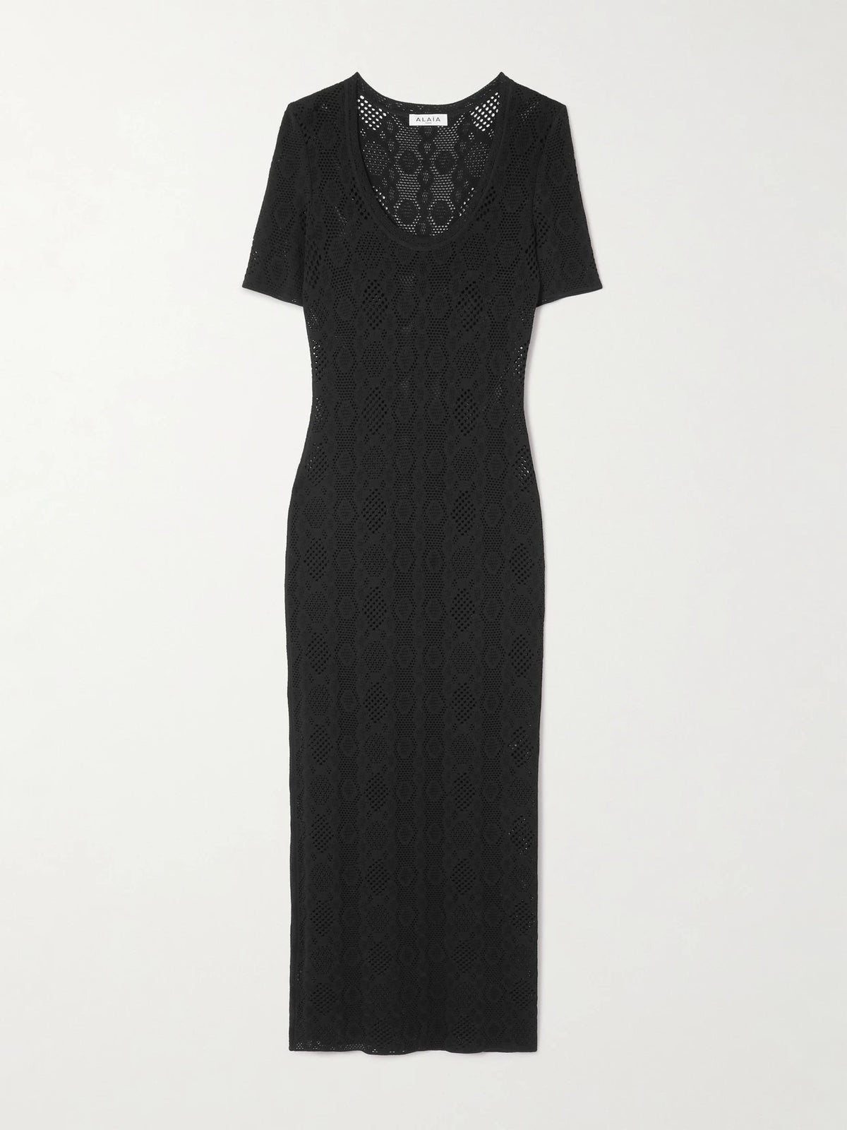 Open-knit Midi Dress