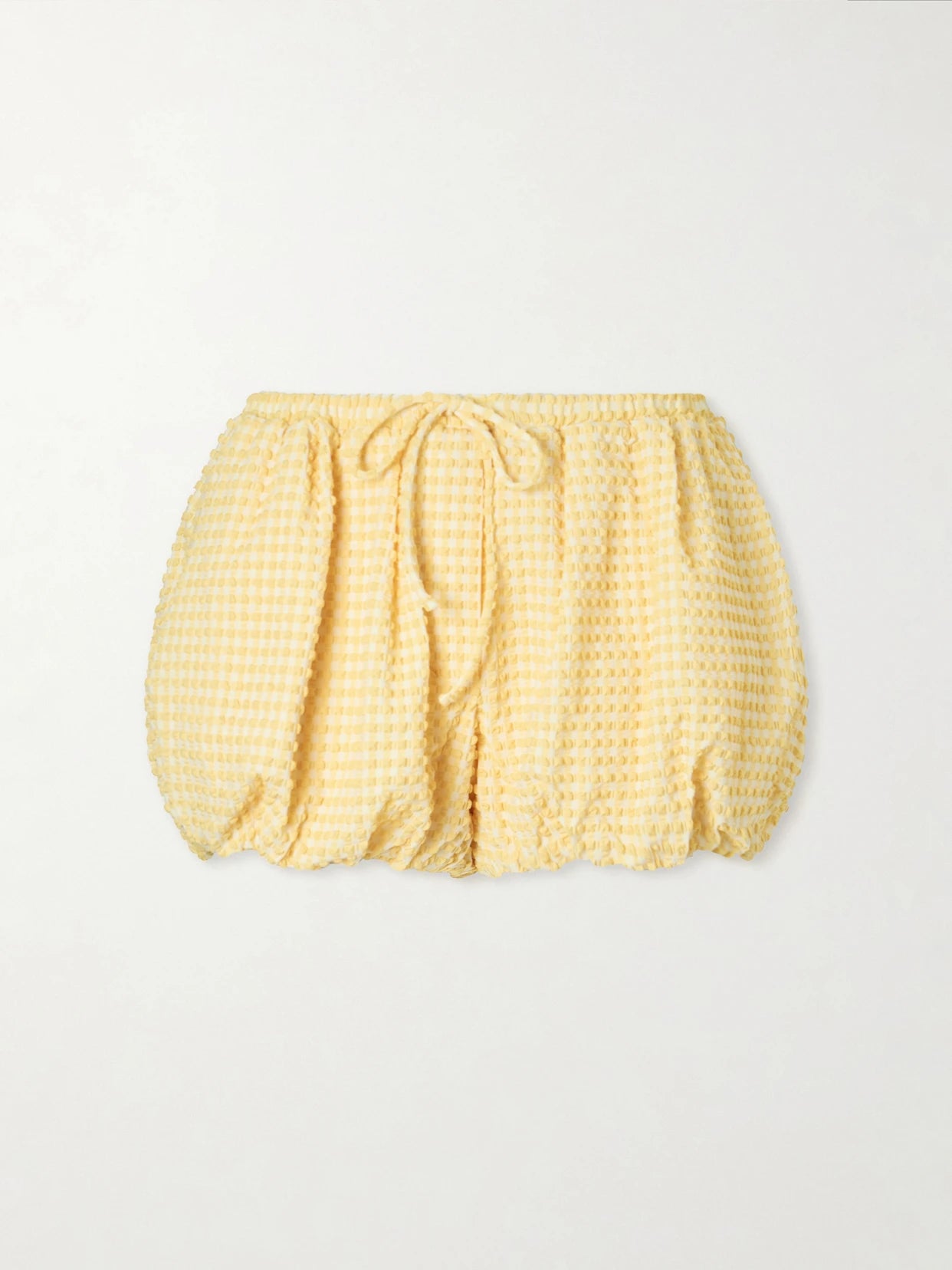 Addie Checked Seersucker Shorts