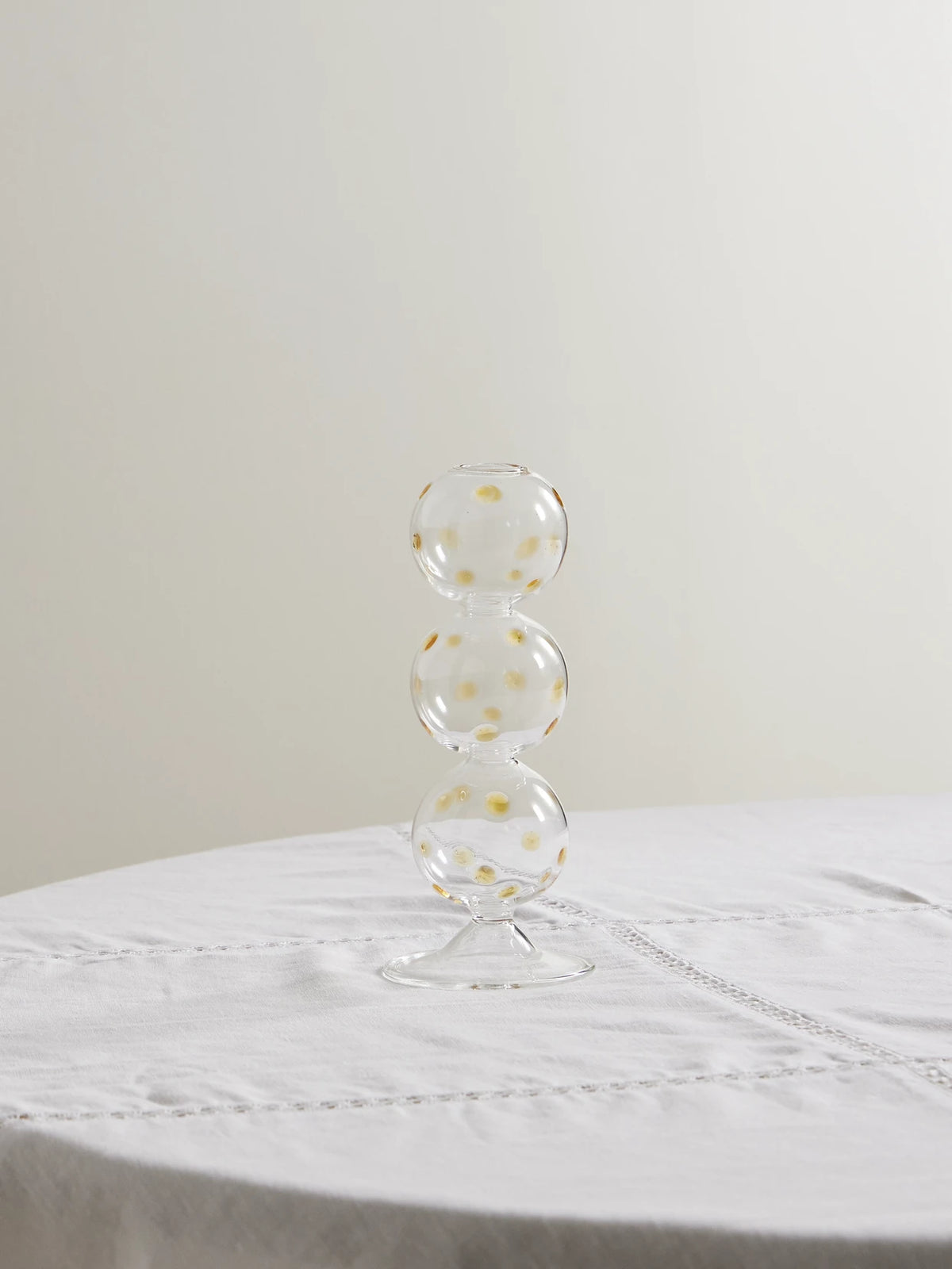 Tall Glass Candleholder