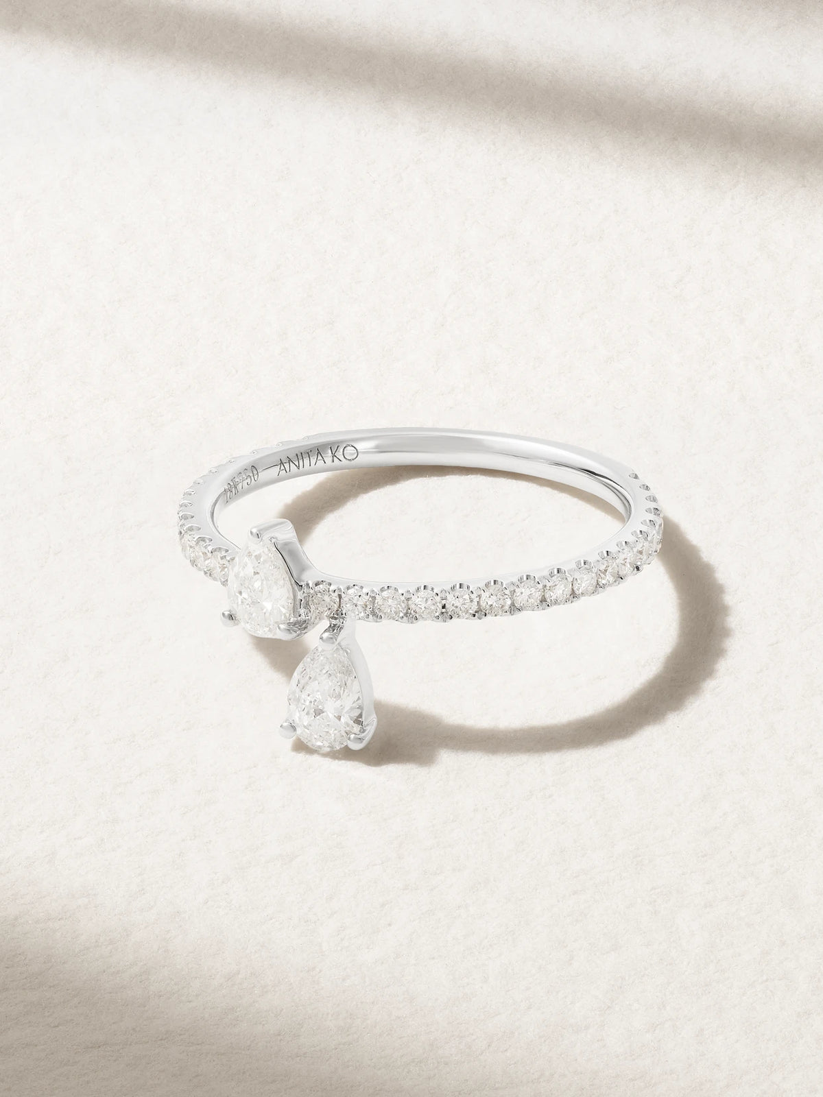 Princess 18-karat White Gold Diamond Ring